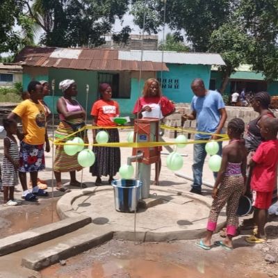 The launch of a communal new well 