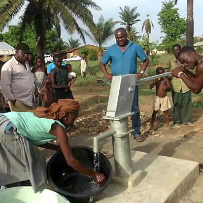 New Well  providing fresh safe water!
