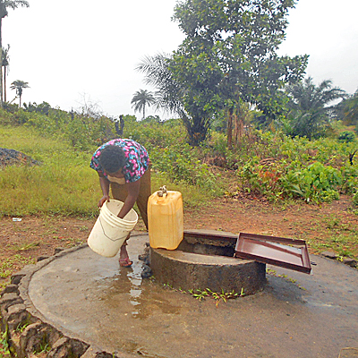 Old contaminated water source