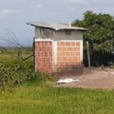 Old toilet at Kigoche Primary School