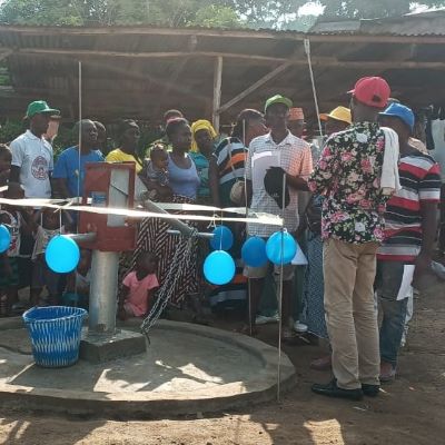 Dedication  ceremony of a new well 