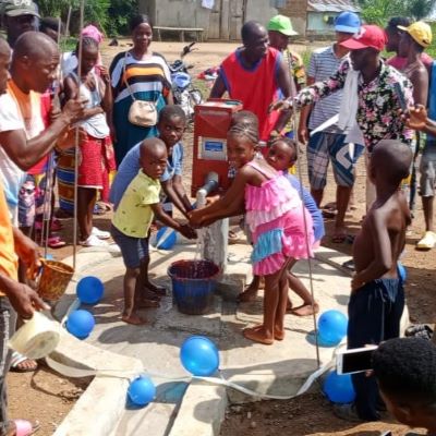 This is the celebration of a new well 