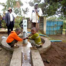Children at New Well