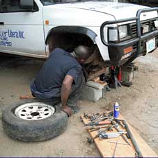 Repairing Pump Assessment Vehicle