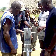Repairing a hand pump