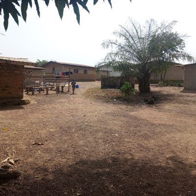 This is a view of Gbarmue village 