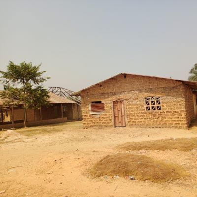 This is a view of Banama town 