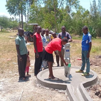 Villagers are happy to have access to clean water