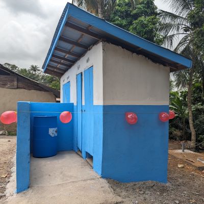 Newly constructed community washroom