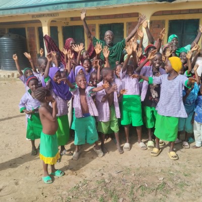 Happy School Children