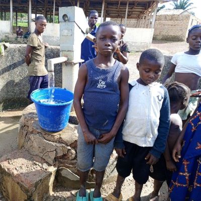 Grateful village kids 