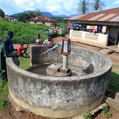 Community hand pump