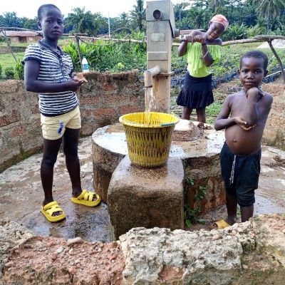 Grateful village kids 