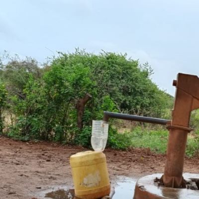 Community well after repairs 