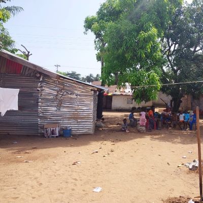 This is a view of Sand Beach village 