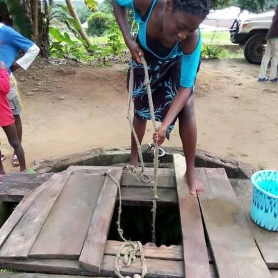 Community's old water source 