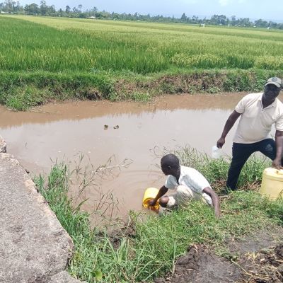 Community's old water source 