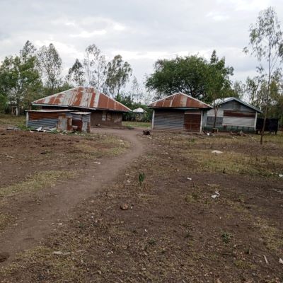 Villagers' homes in Nyamtenda village