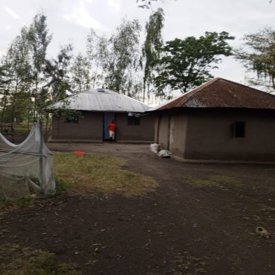 Villagers' homes in Sai village