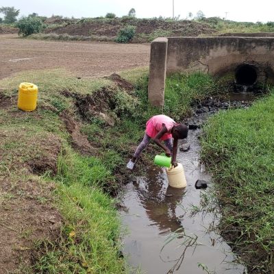 Community's old water source