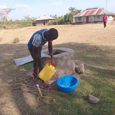 Community's old water source 
