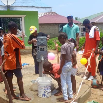 Grateful for access to clean water