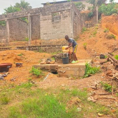 Community's old water source