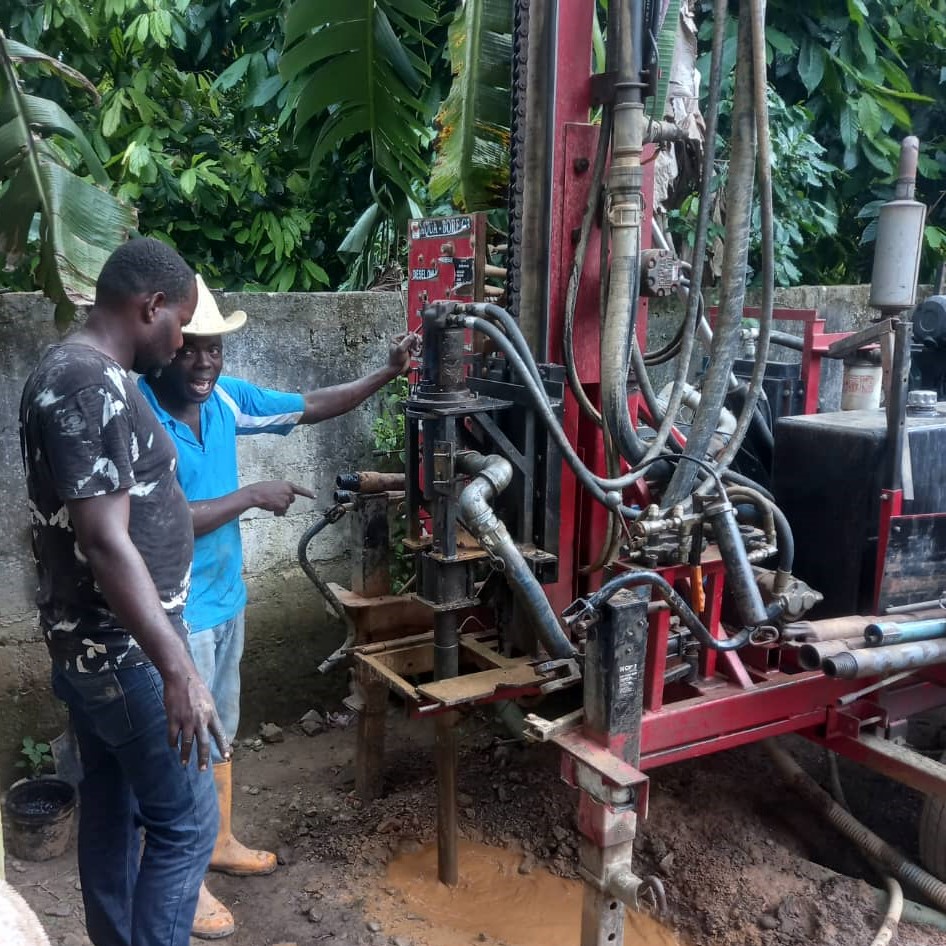 Drilling in progress