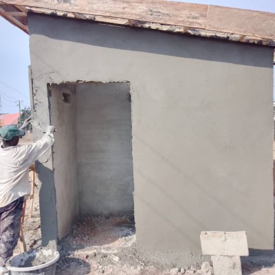 Plastering Underway