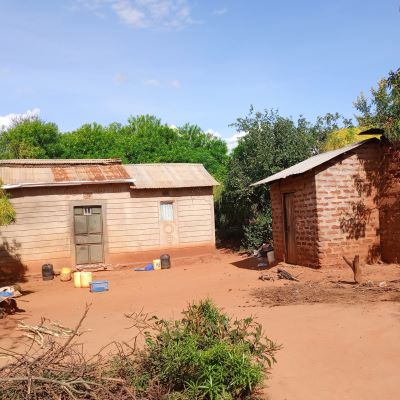 This is a view of villager's home in Dicese village