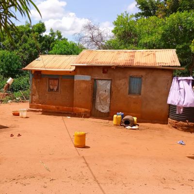 This is a villager's home in Kangoo community