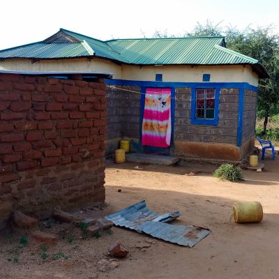 A view of villagers' homes in Kalili community