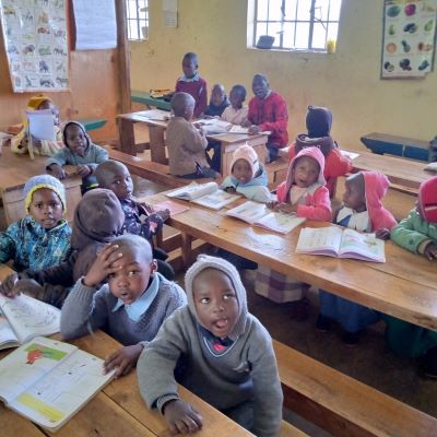 Students at Kapkorio Nursery