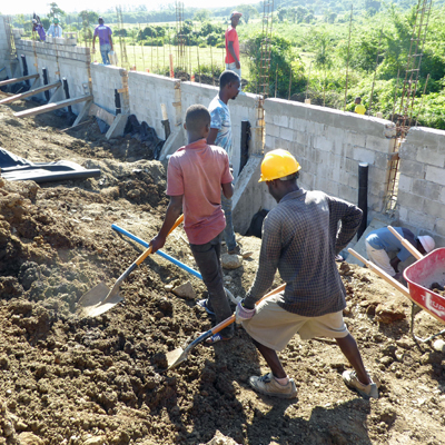 Filling in Drainage ditch
