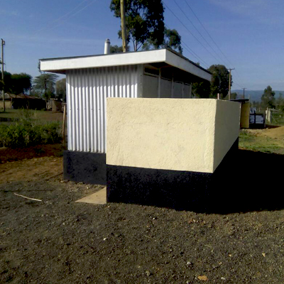 Side View of New Washroom