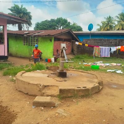 Community's well before rehabilitation