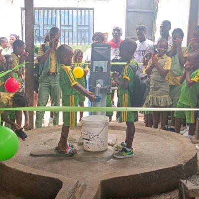 Community's new well 