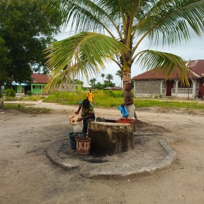 Community's old water source 
