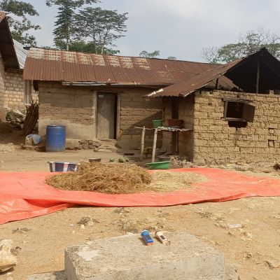 A villager's home in Vonema  town