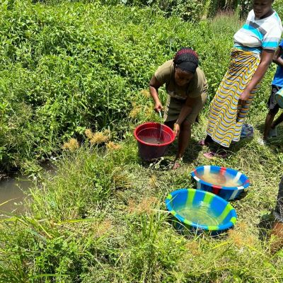 Community's old water source 