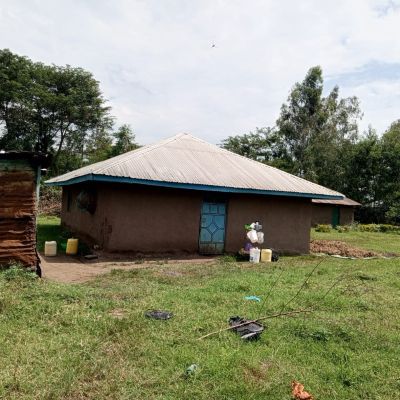 A villager's home in Kasiru community
