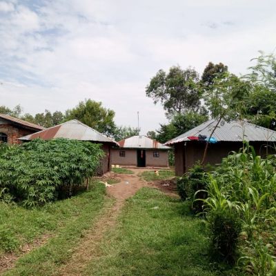 Villagers' homes in Kolang Kamaga community