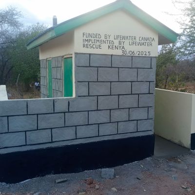 School's new latrine 