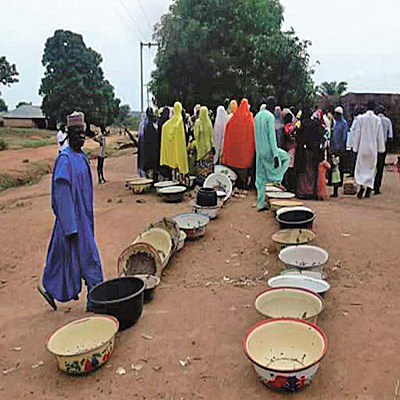 Lining up for Safe Water