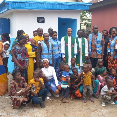 Lifewater team and the Community Residents