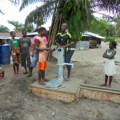 Pump ready to provide safe water