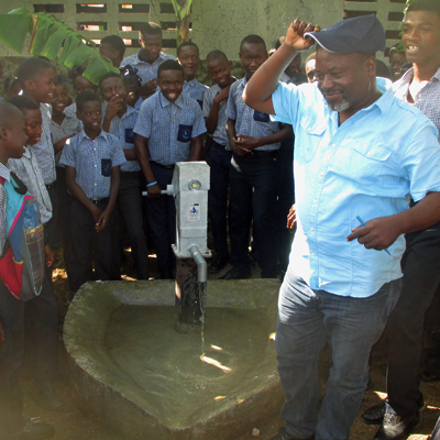 We have fresh safe water pumping!