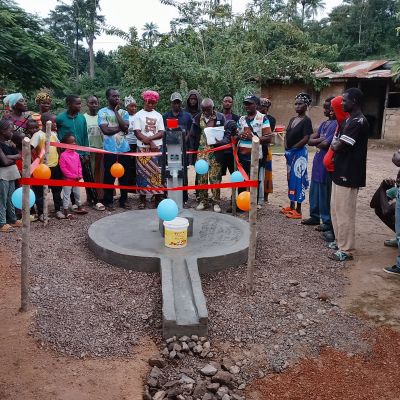 Community's new well 