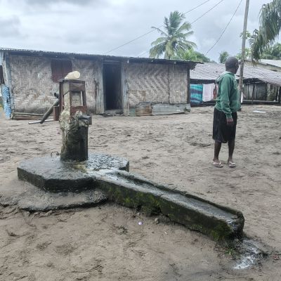 Village school well before rehabilitation