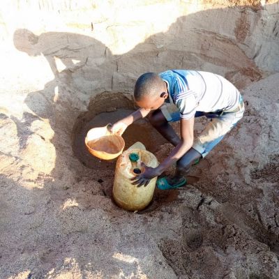 Community's old water source 